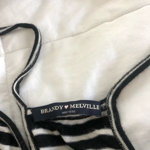 Brandy Melville one size fits all striped romper